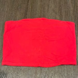 Red crop top (Barely worn)